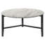 Table basse ronde en simili marbre Tandi
