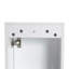 Armoire murale de salle de bain 12 po à fixation flottante avec portes à fermeture en douceur
