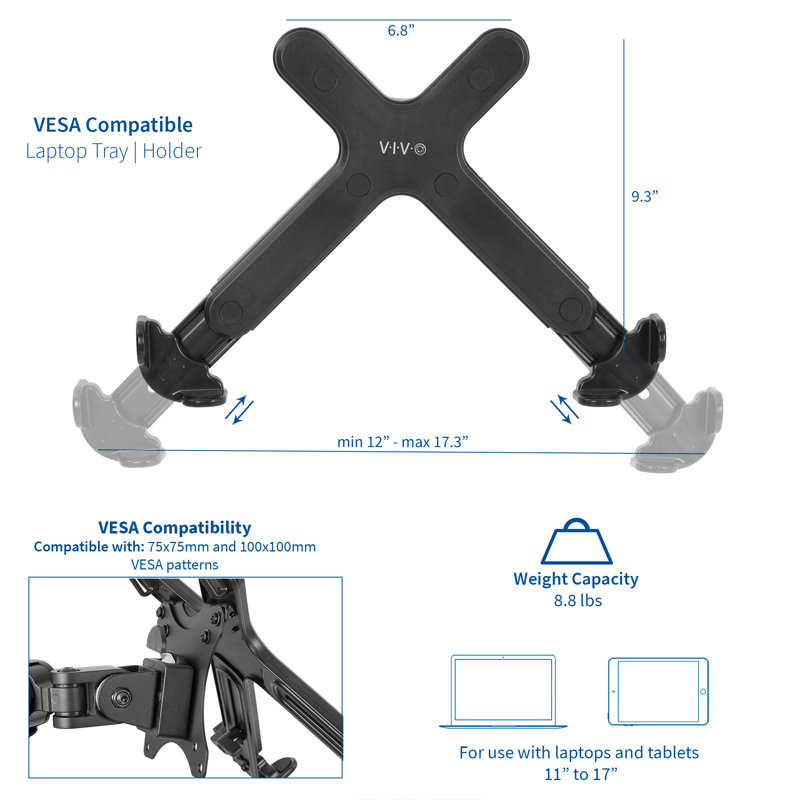 VESA Compatible Laptop Holder