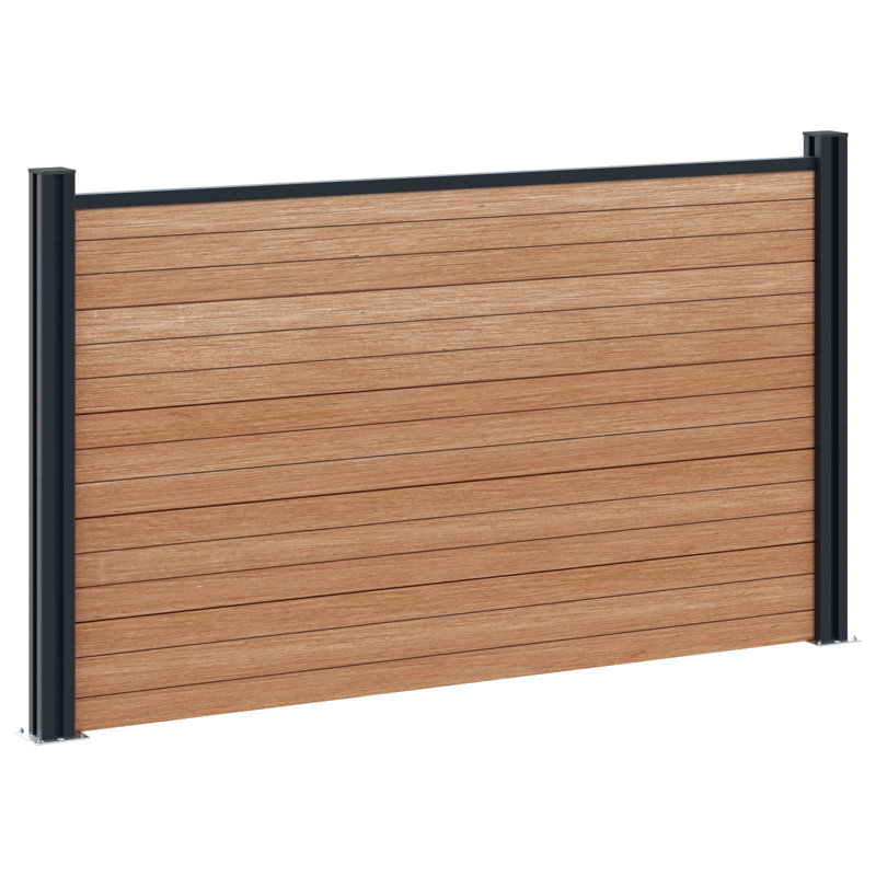 Fencing Kits Fencing with 1 Panel(s) Included, 105cm H x 180cm W, Brown, 2