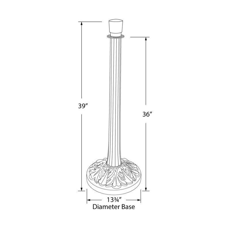 Produits architecturaux par Outwater L.L.C. H 39 po x l 13,75 po