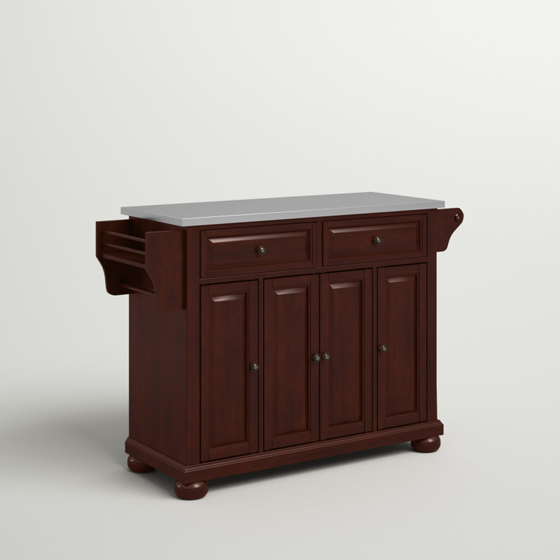 Haslingden Kitchen Island, Vintage Mahogany