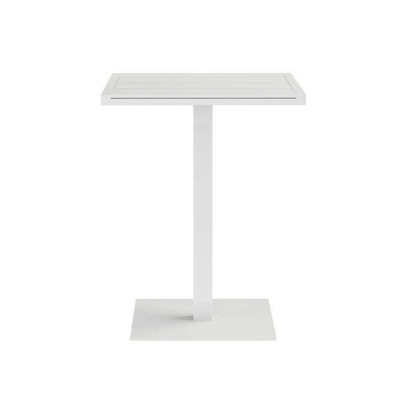 MERANO Outdoor Square Bar Table, White