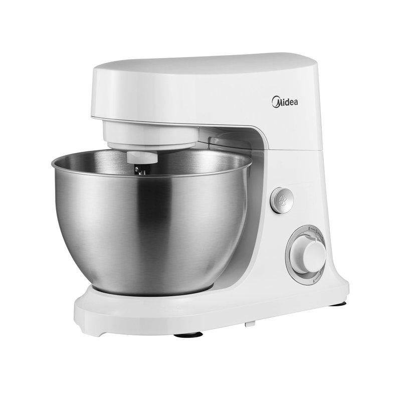 Batteur sur socle Midea 5 pintes 300 watts, Blanc