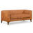 Essex 74" Full-Grain Genuine Italian Leather Square Arm Sofa-1786479240