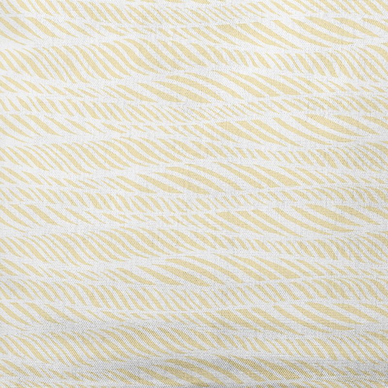 Housse de coussin carrée Rolling Waves, H 18 po x l 18 po, Jaune