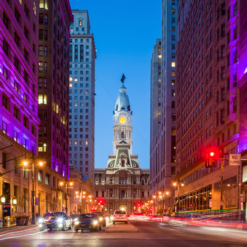 Alacam Philadelphia - Wrapped Canvas Print, 51cm H x 51cm W x 3.8cm D