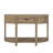 Curved 1-Drawer Console Table - Toffee