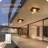 2 - Light Motion Sensor Outdoor Flush Mount Ceiling Light 