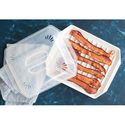 Nordic Ware Compact Bacon Tray with Lid