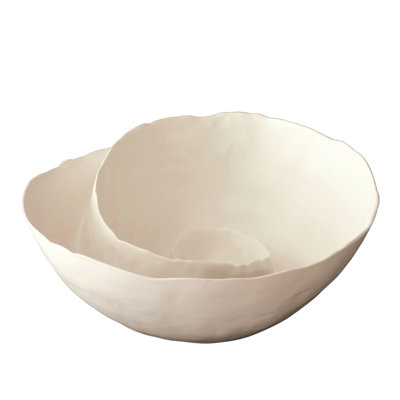 Bol en spirale - blanc mat