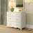 Sutton 4 Drawer Dresser, Linen White-1151066586