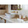 Lussari Standard White Oval Vessel Bathroom Sink with Overflow