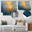 Sunset Wildflowers Blossoms In The Wild IV - impressions de bambou sur métal-247458260