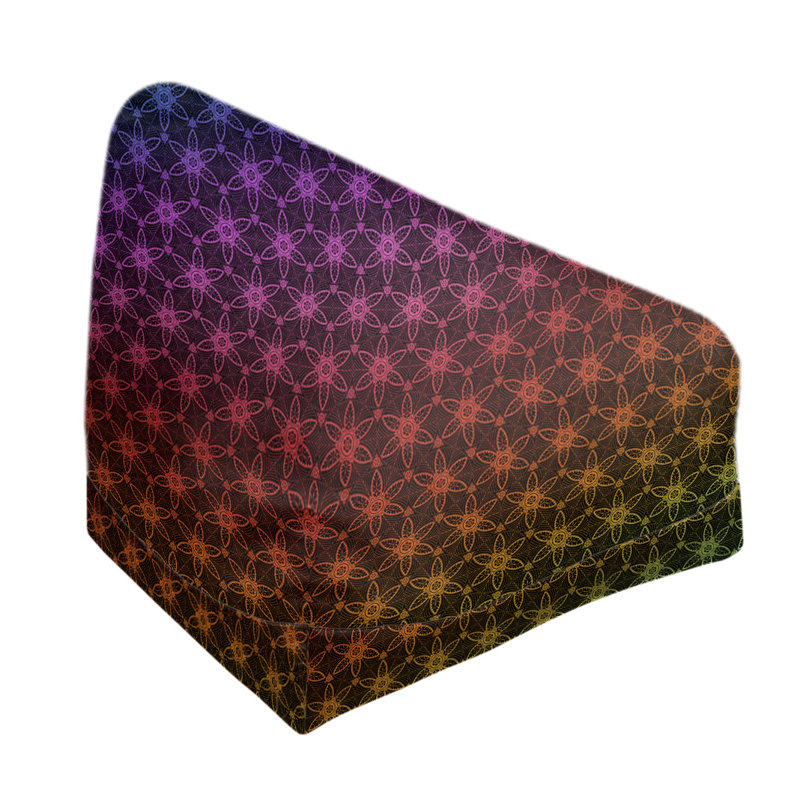 Fauteuil à billes et méridienne standard Leffel, H 86 po x l 27 po x P 43 po, Arc-en-ciel, Pas de bourre