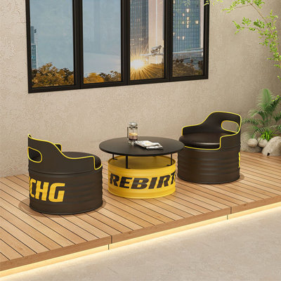 3 Piece Faux Leather Living Room Set