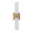 1-White dimmable glass LED wall lamp