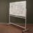Double-Sided Magnetic Mobile Whiteboard with Markers