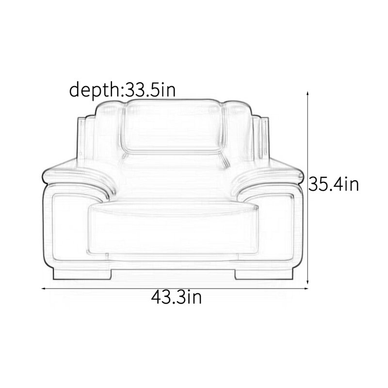 Chaise d'appoint moderne et simple