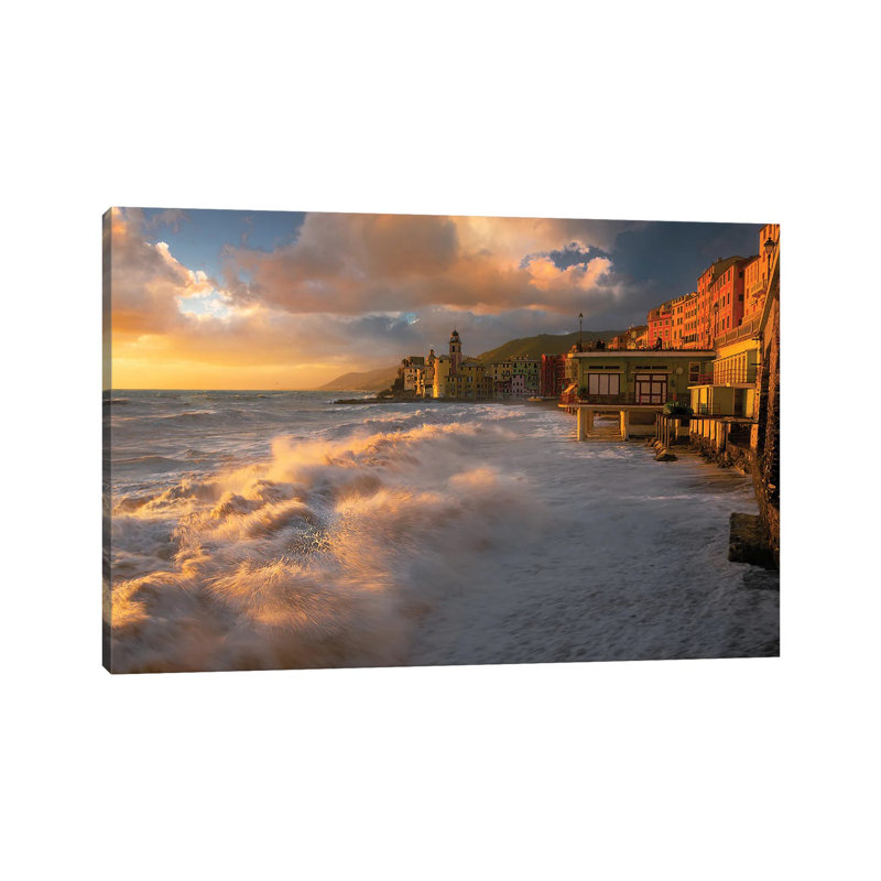 Camogli by Alessandro Traverso - Wrapped Canvas Print, 30.48cm H x 45.72cm W