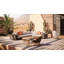 Mbrace Outdoor Round Teak Side Table-1359551589