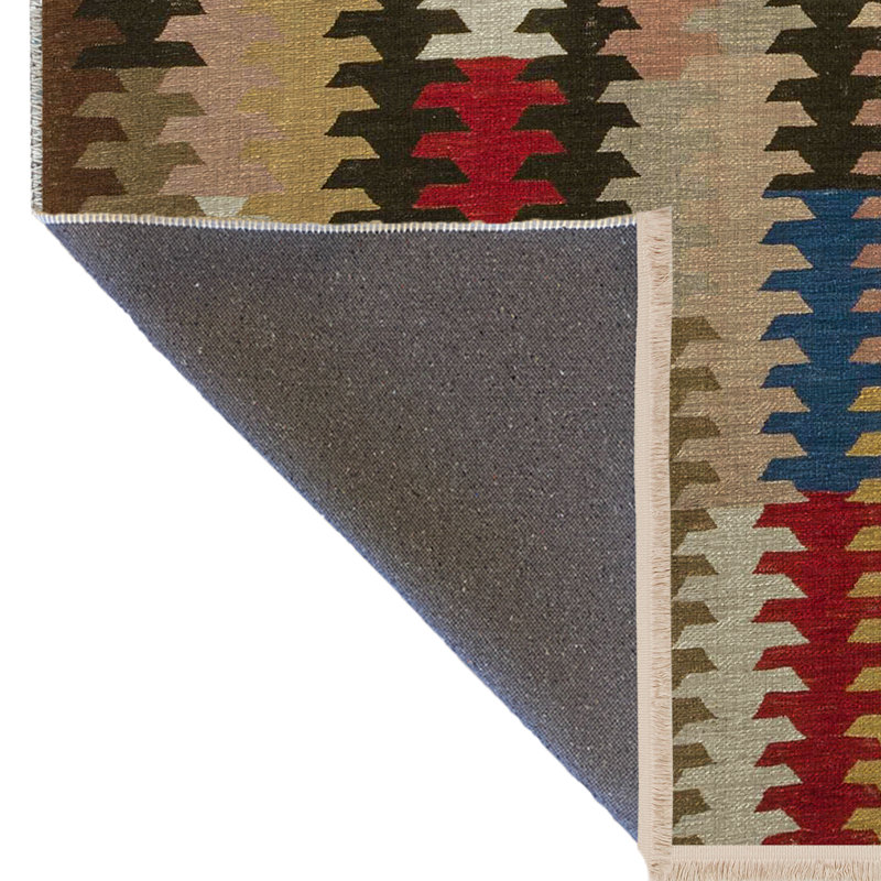 Multi-Colored Mixed Geometric Shape Patterned Creative Modern Decorative Rug, Rectangle 3'3" x 6'7"