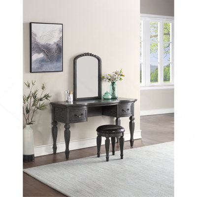 Ensemble de coiffeuse en bois