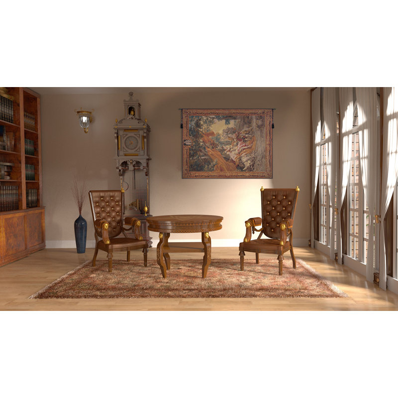 Loom Woven Cotton Blend Wall Hanging, 49" H x 38" W x 0.15" D