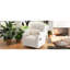 Fauteuil inclinable électrique avec rangement, fauteuil moderne en velours côtelé beige pour la maison
