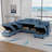 Zendajas 7 - Piece Modular U-Shape Sectional Sofa with Ottoman-1114437588