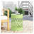 Outdoor Metal End Table -Large-250073302
