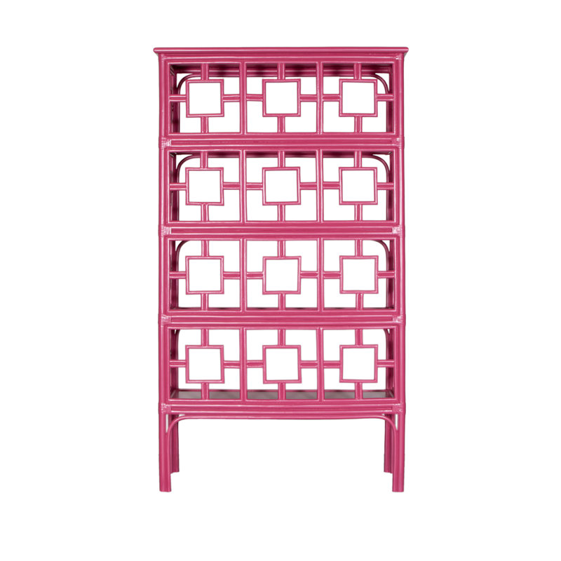 Sobe Bookcase, Hot Pink