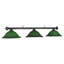 Luminaire suspendu pour table de billard 3 lumières Bowdon By RAM Game Room-671416593