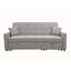 Canapé-lit surdimensionné de 83 pouces avec canapé-lit, dossier réglable et conception convertible pour la maison, gris clair-1194079623