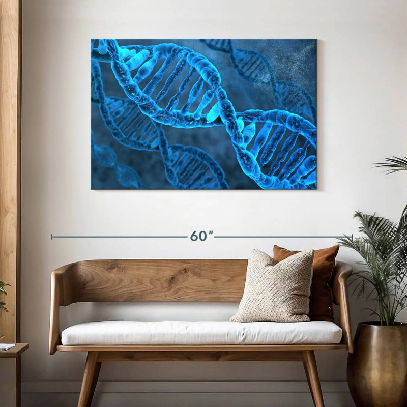 Keiri DNA Molecules, 30'' H x 45'' W