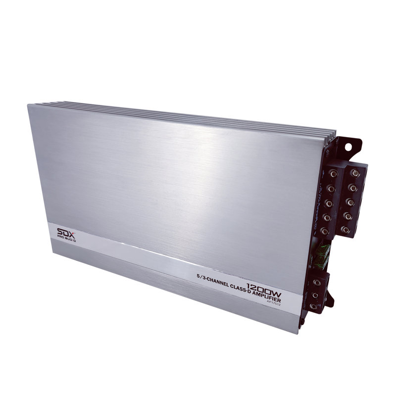SDX Audio - Amplificateur de voiture MOSFET numérique de classe D à 5 canaux de 1200 watts