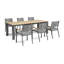 Elba 87'' Rectangular 6 - Person Outdoor Dining Set with Cushions