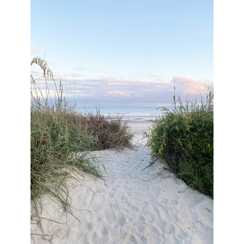 Sandy Path to Serenity Canvas Art