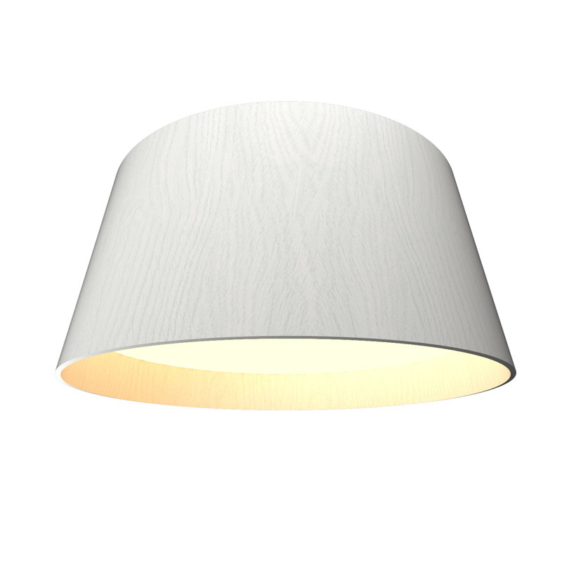 Cônico 1 - Light LED Flush Mount, 13.65" H x 29.25" W x 29.25" D, Organic White