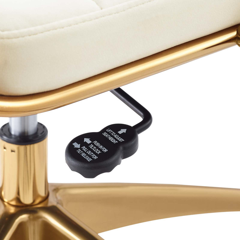 Chaise de bureau Jive, Ivoire