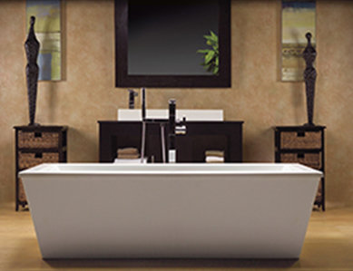 Andrea® 10 Freestanding Soaker Tub