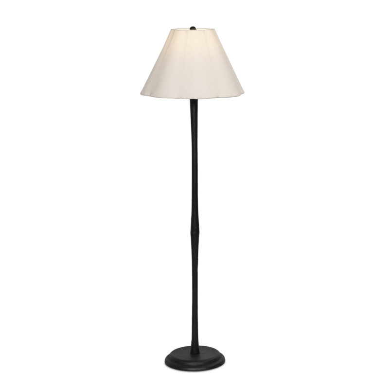 Lampe sur pied Isabeau - Lin flammé crème