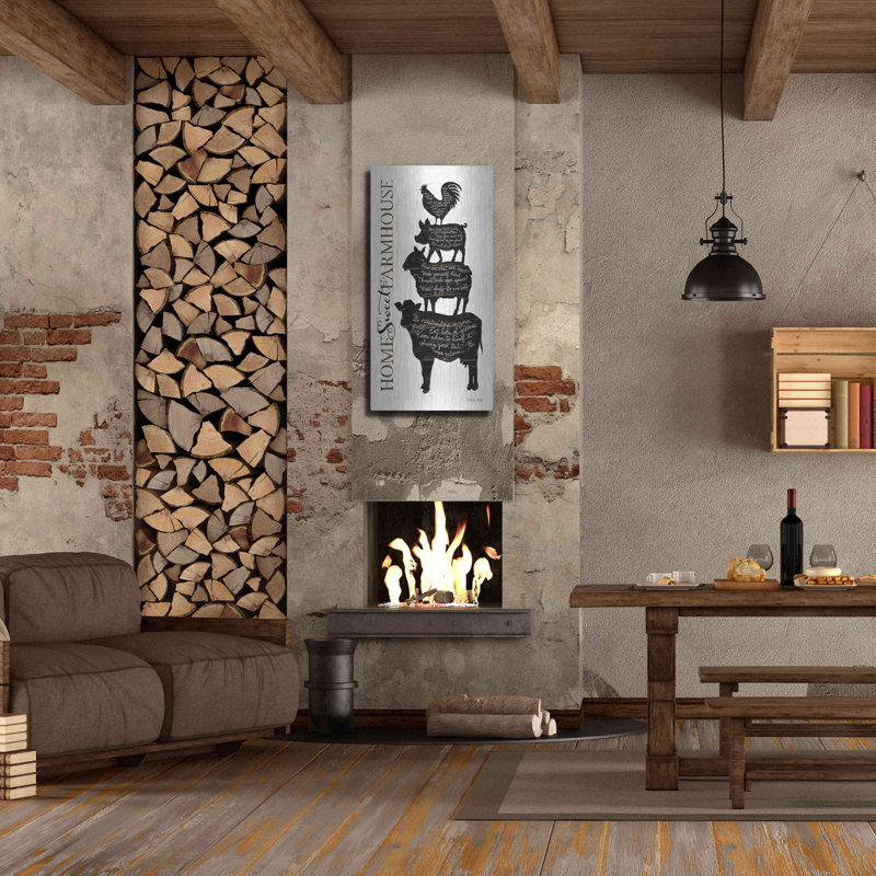 «Home Sweet Farmhouse» par Cindy Jacobs, H 48 po x l 24 po