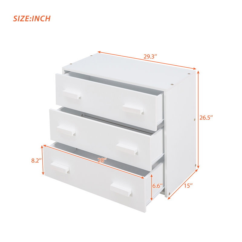Twin Size Loft Bed with Cabinet and Shelf, White