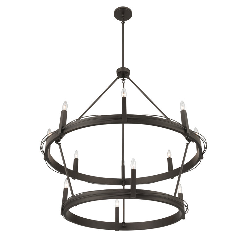 Luminaire suspendu 12 lumières 42,75 po Dalvor