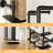 77‘’ Closet System, Industrial Pipe Clothing Rack-1395471024