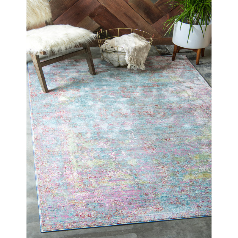 Oriental Indoor Rug, Rectangle 5'1" x 8'