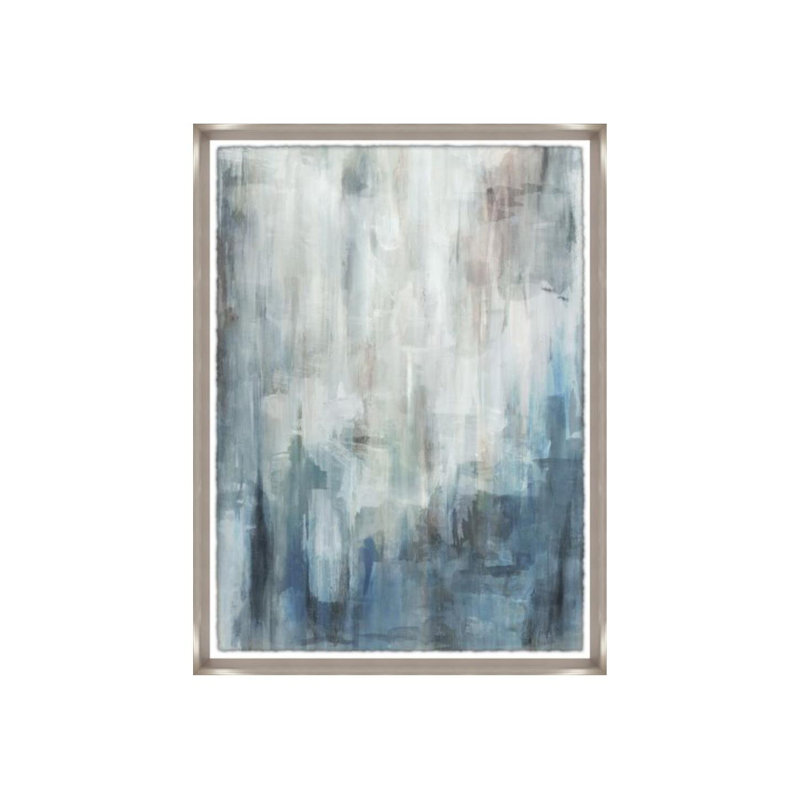 «Discovery II» par Elle Youngstrom - peinture sur toile, H 32 po x l 24 po, Couche de verre
