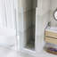 24-25 3/8" Pivot Semi-Frameless Shower Door-114657532