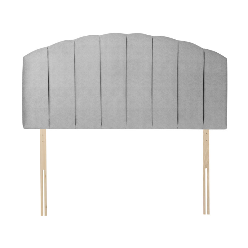 Merlin Upholstered Headboard, Kingsize (5'), Slate Grey Woven